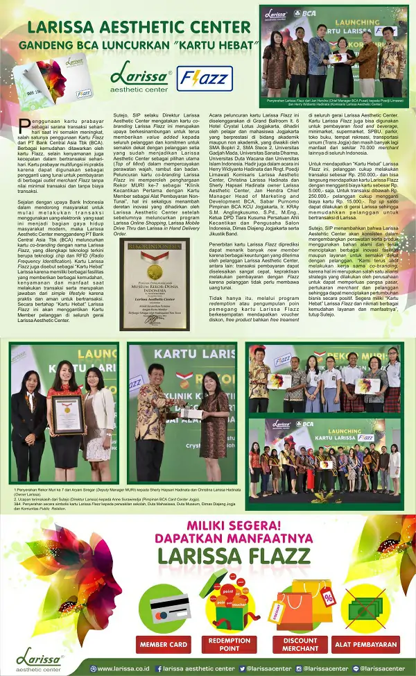 kartu hebat larissa flazz